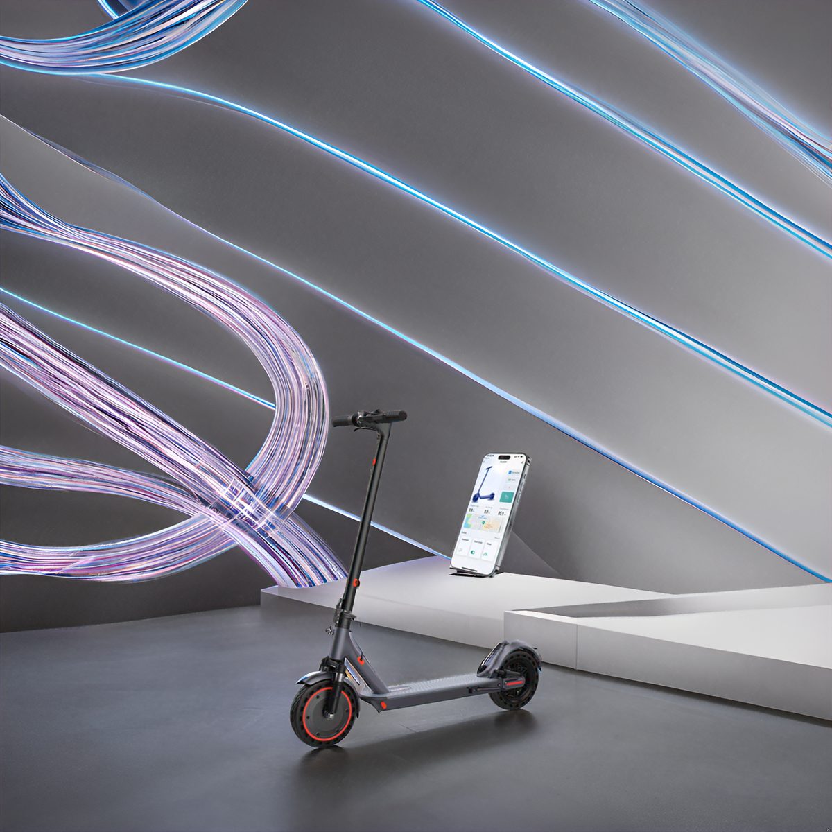 MAXSHOT electric scooter with the companion app