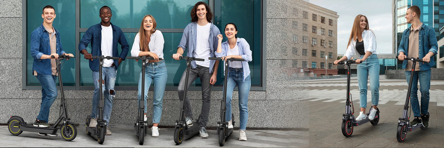 The last mile on a MAXSHOT electric scooter
