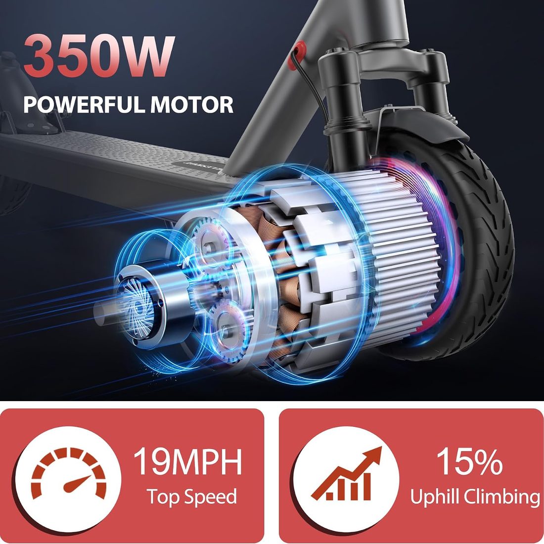 MAXSHOT V1 PRO Electric Scooter — Black photo 4