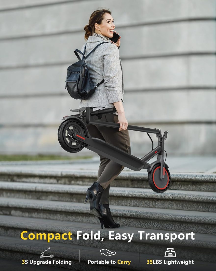 MAXSHOT V7 Electric Scooter — Dual-Lock Fold photo 4